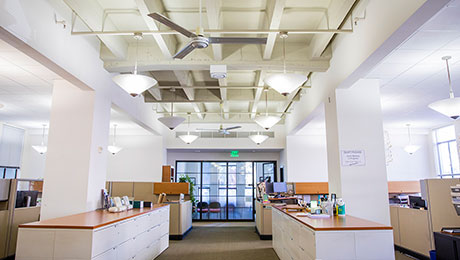 Interior of an office
