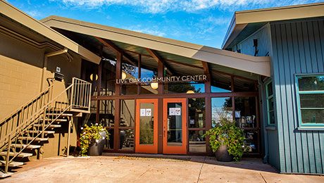 Exterior of Live Oak Community Center