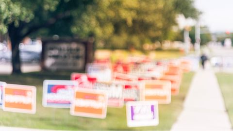 campaign signs