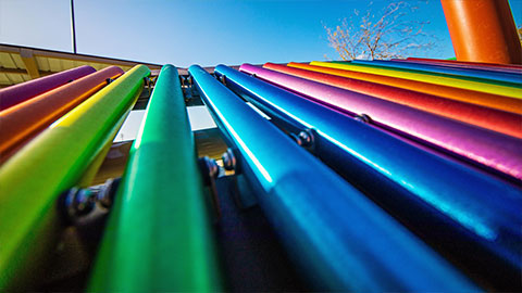 Colorful pipes