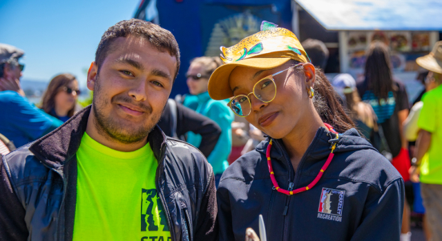 Berkeley Waterfront Staff assisting with a special event. 