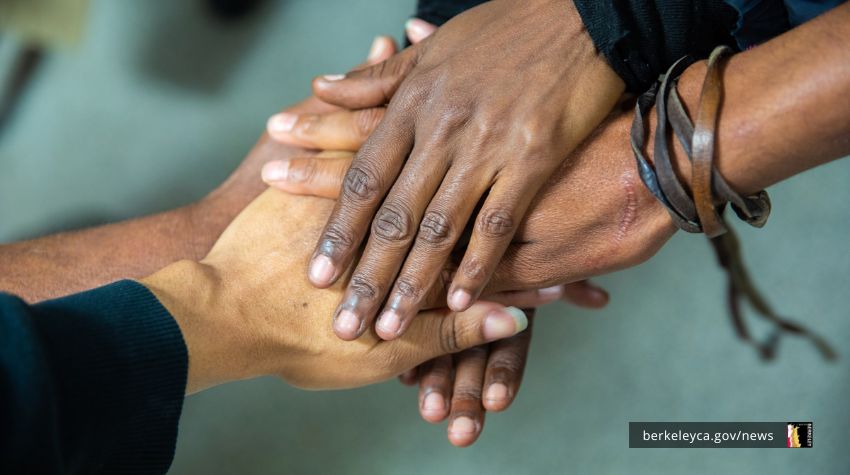 Joined hands