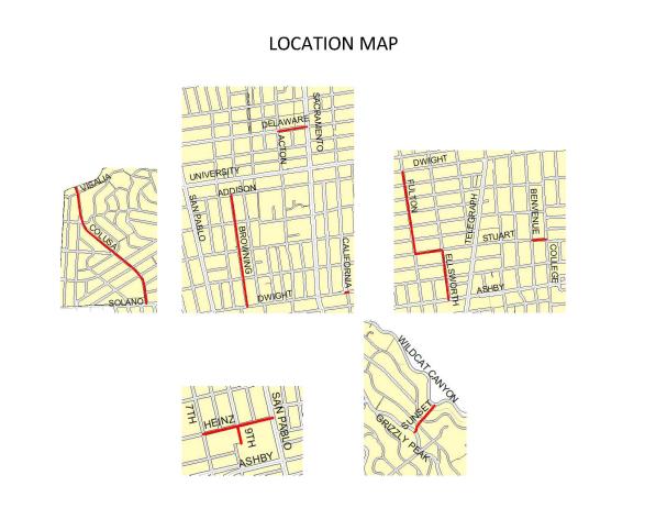 Street Rehabilitation FY2022 Location Map