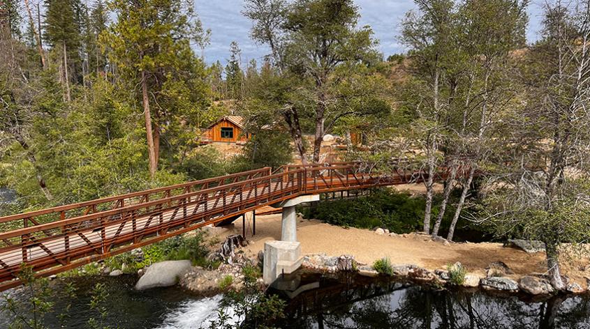 Tuolumne Camp Bridge to Rec Hall